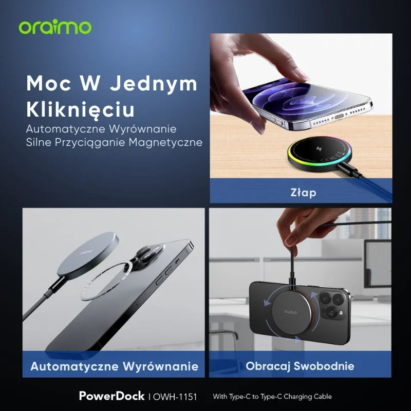 PowerDock – 15W Wireless Charger