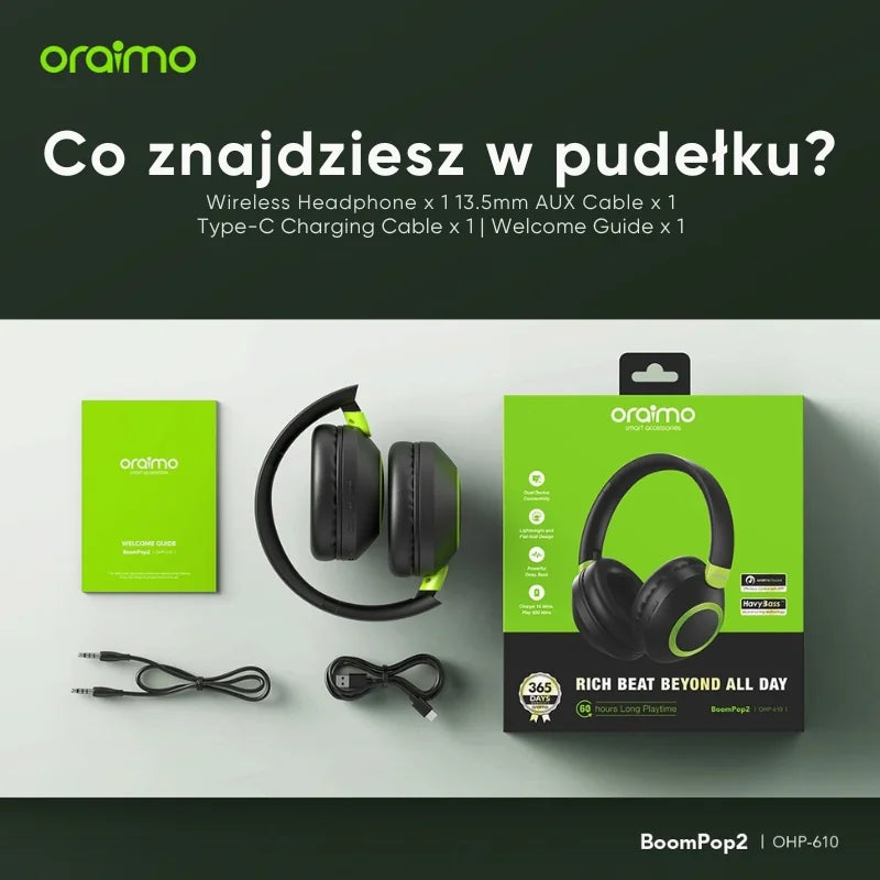 BoomPop 2 Bluetooth ENC 60h Pracy