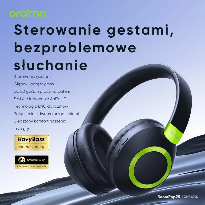 BoomPop 2S ENC Bluetooth 50h Pracy