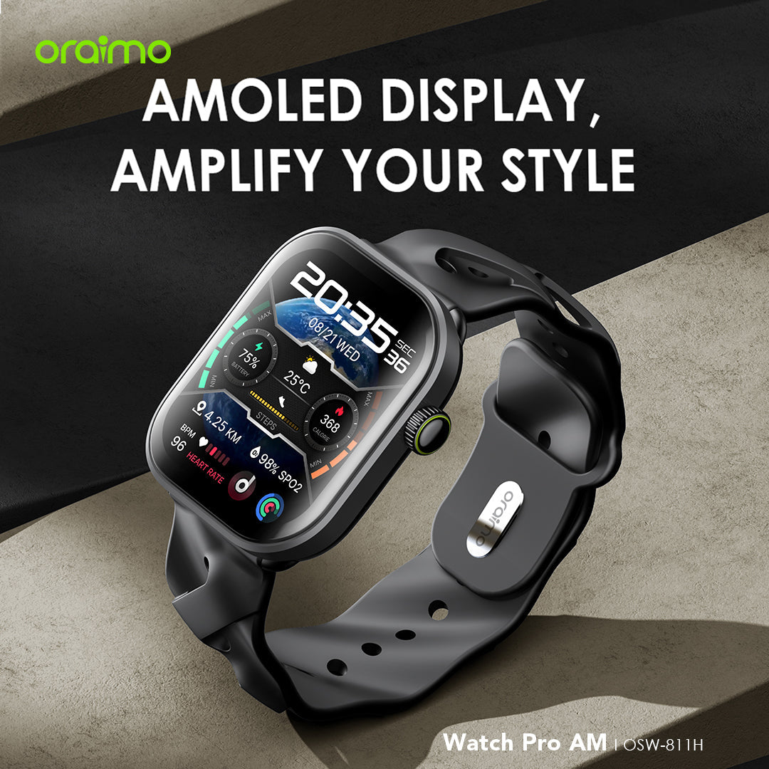 Watch Pro AM – 1.85" AMOLED, Bluetooth Calls, 14-Dni Battery