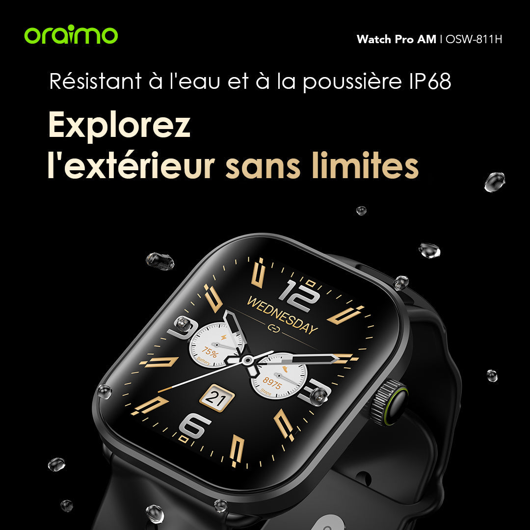 Watch Pro AM – 1.85" AMOLED, Bluetooth Calls, 14-Dni Battery