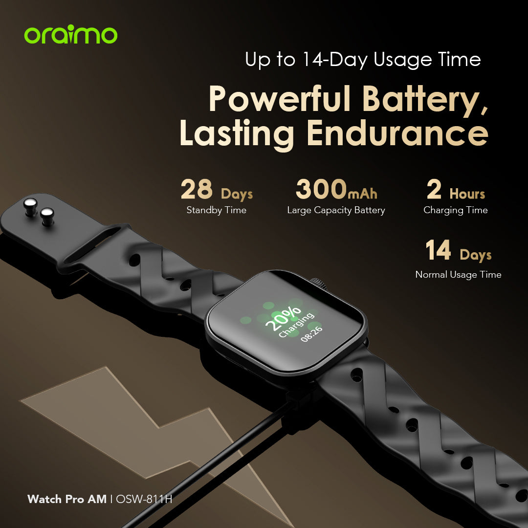 Watch Pro AM – 1.85" AMOLED, Bluetooth Calls, 14-Dni Battery