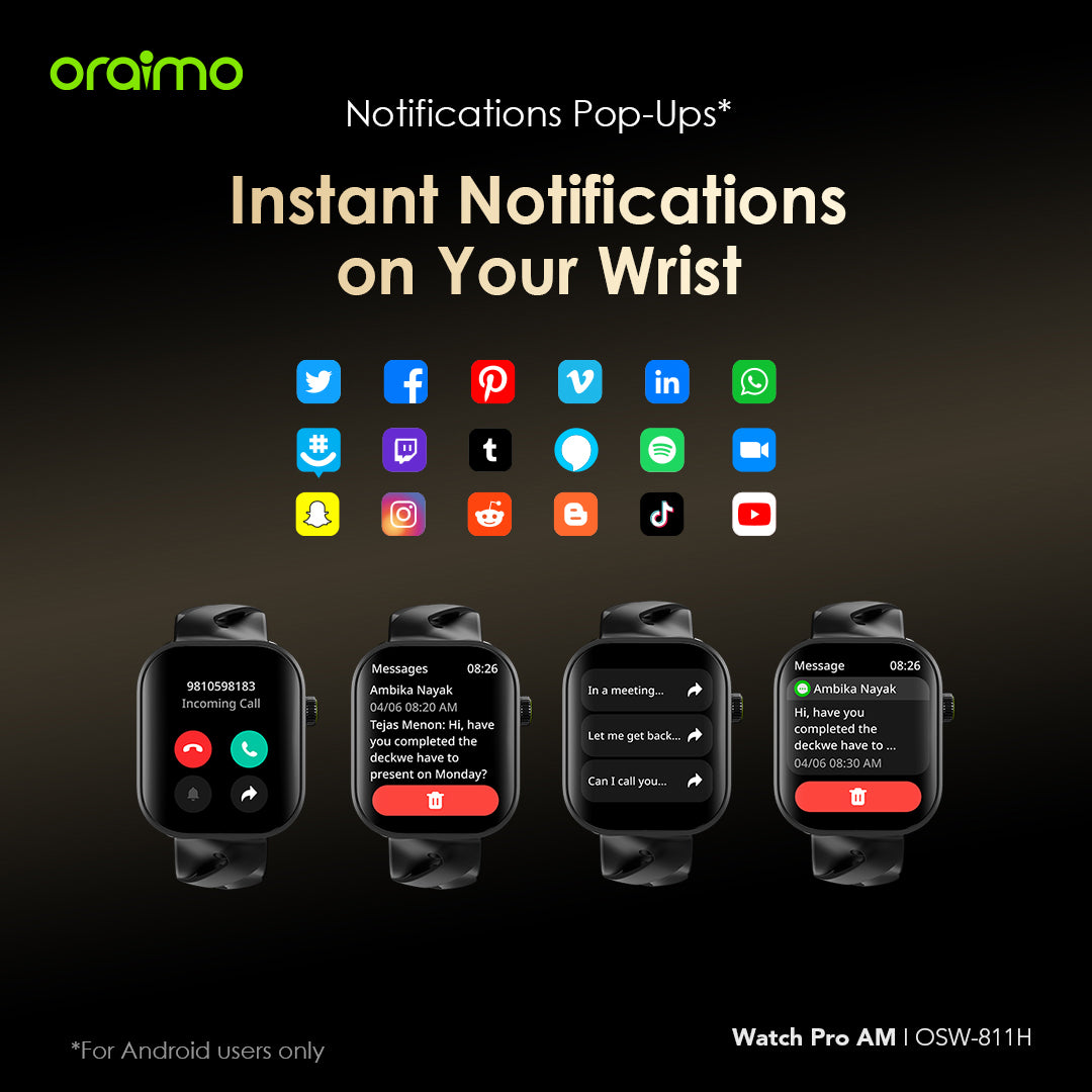 Watch Pro AM – 1.85" AMOLED, Bluetooth Calls, 14-Dni Battery