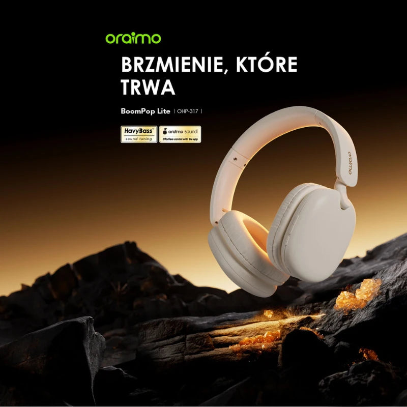 BoomPop Lite – 65h Pracy, ENC Mic & Gaming Mode