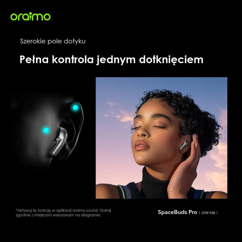 SpaceBuds Pro  – 50dB Hybryd ANC, 32h Pracy & 4-Mic ENC