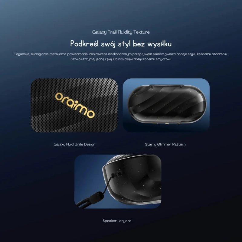 SpaceBox – Głośnik bezprzewodowy Bluetooth z Bass Boost, LED Light & 30h Battery