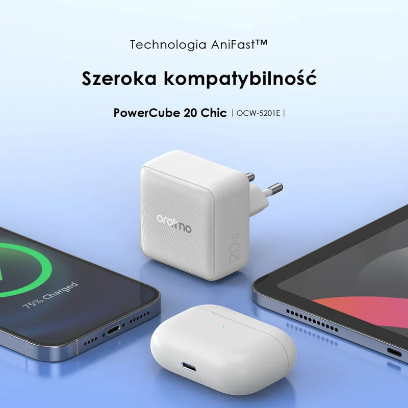 PowerCube GaN 20W Kabel USB-C