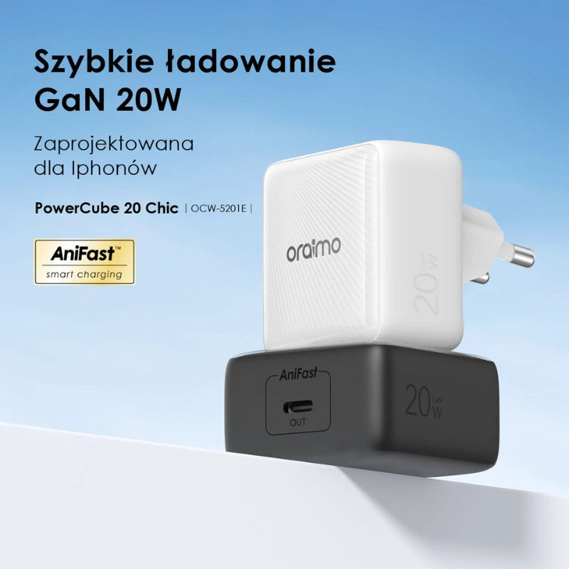 PowerCube GaN 20W Kabel USB-C