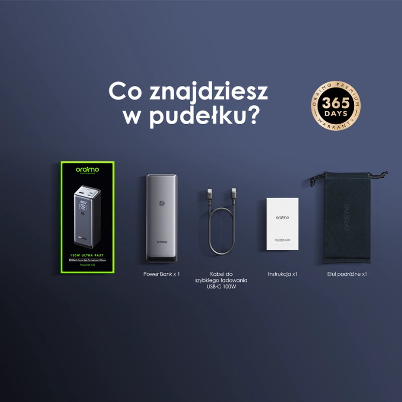 PowerJet 130 – 130W 27600mAh, Laptop, Telefon - Fast Charging