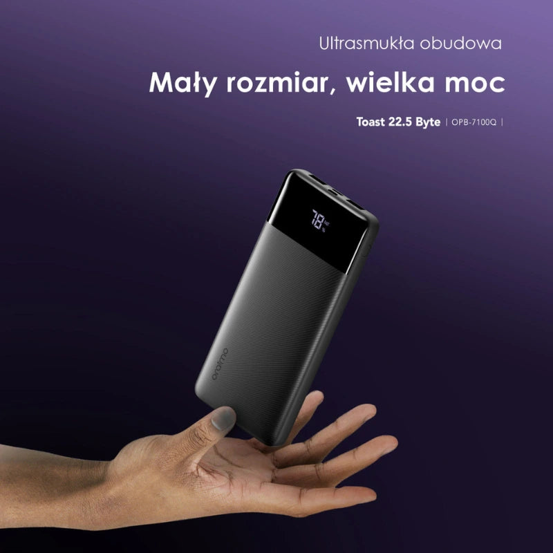 Toast 22.5 Byte Powerbank – 10.000mAh 22.5W Fast Charging & LED Display