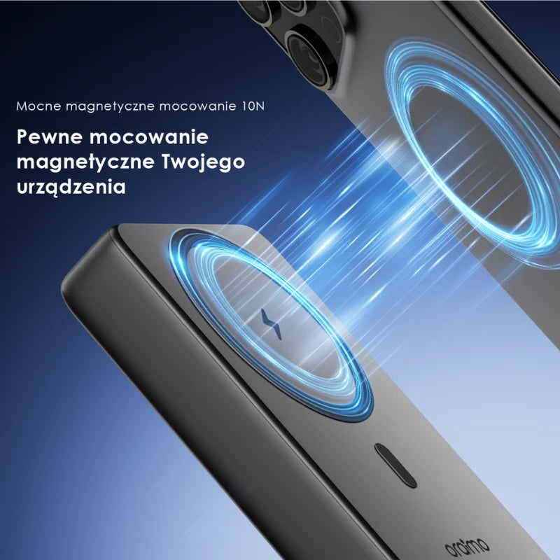MagPower 15 – Magnetyczny Magsafe 10000mAh Powerbank 15W kabel & 22.5W Wired Charging