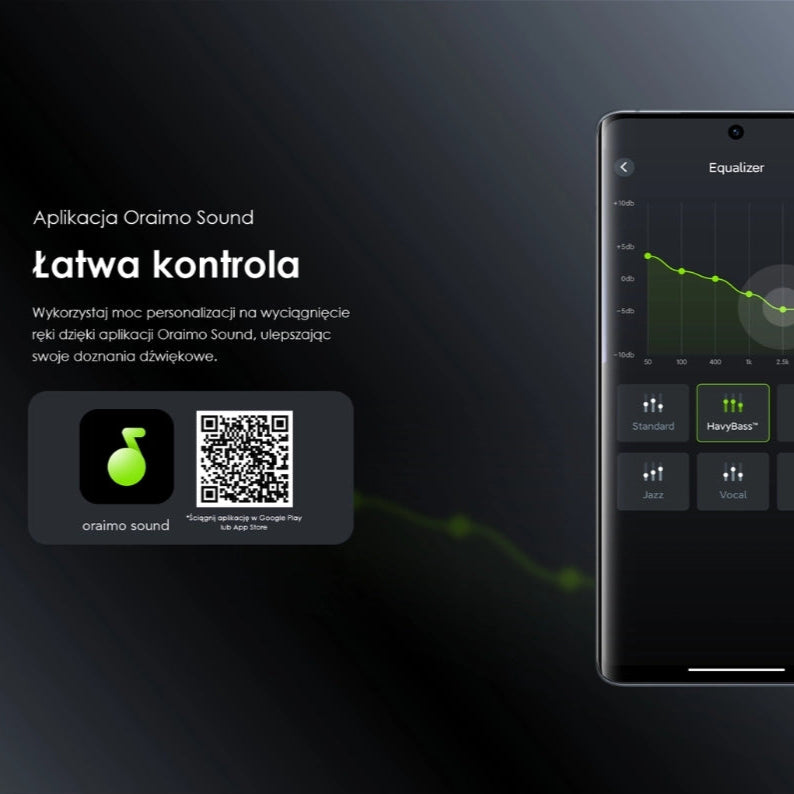 SpaceBuds – ANC Hybrid, 40h Pracy & 6 ENC Mics