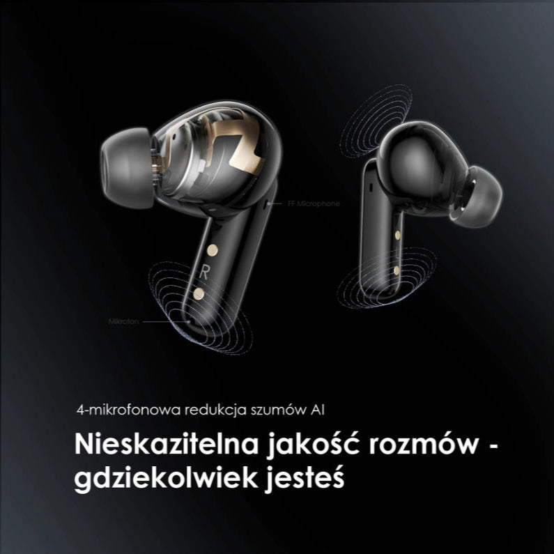 SpaceBuds – ANC Hybrid, 40h Pracy & 6 ENC Mics