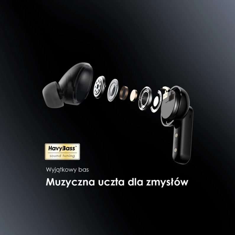 SpaceBuds – ANC Hybrid, 40h Pracy & 6 ENC Mics