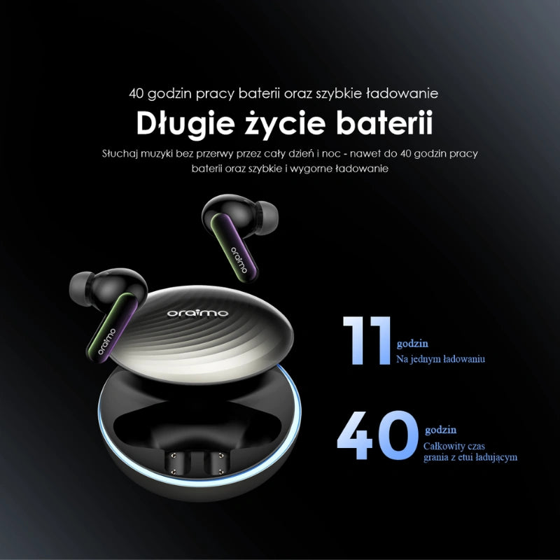 SpaceBuds – ANC Hybrid, 40h Pracy & 6 ENC Mics
