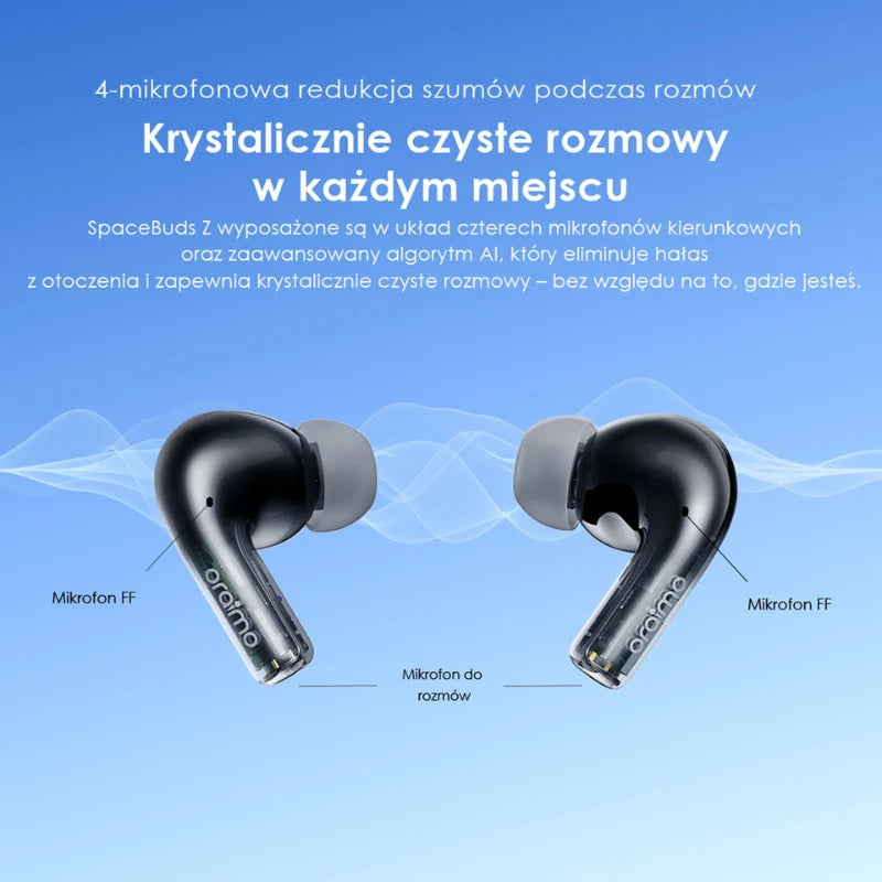 SpaceBuds Z - ANC, 38h Pracy & 4 ENC Mics