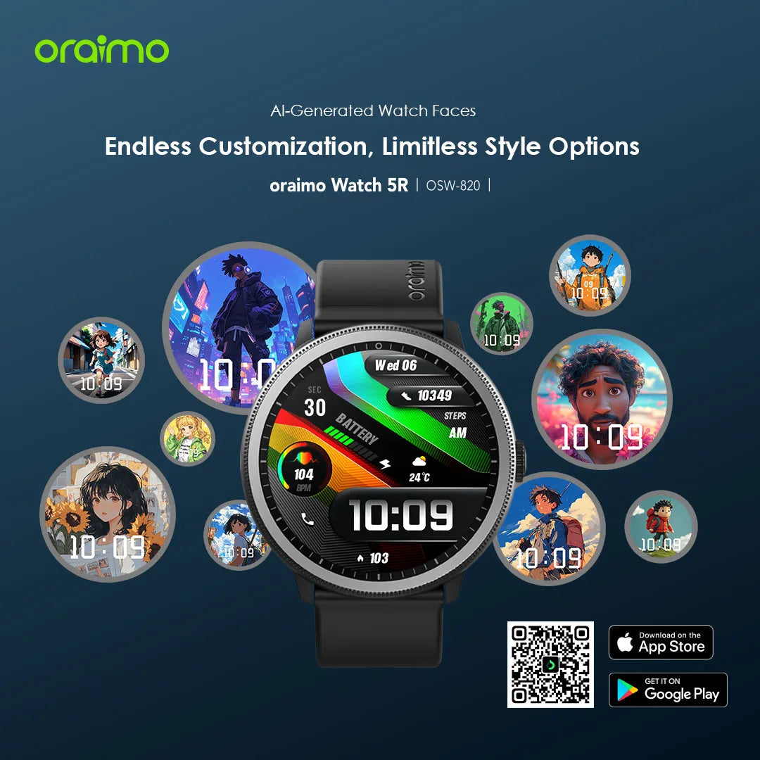 Watch 5R – 1.43" AMOLED Bluetooth Calls & 100+ Sport Modes