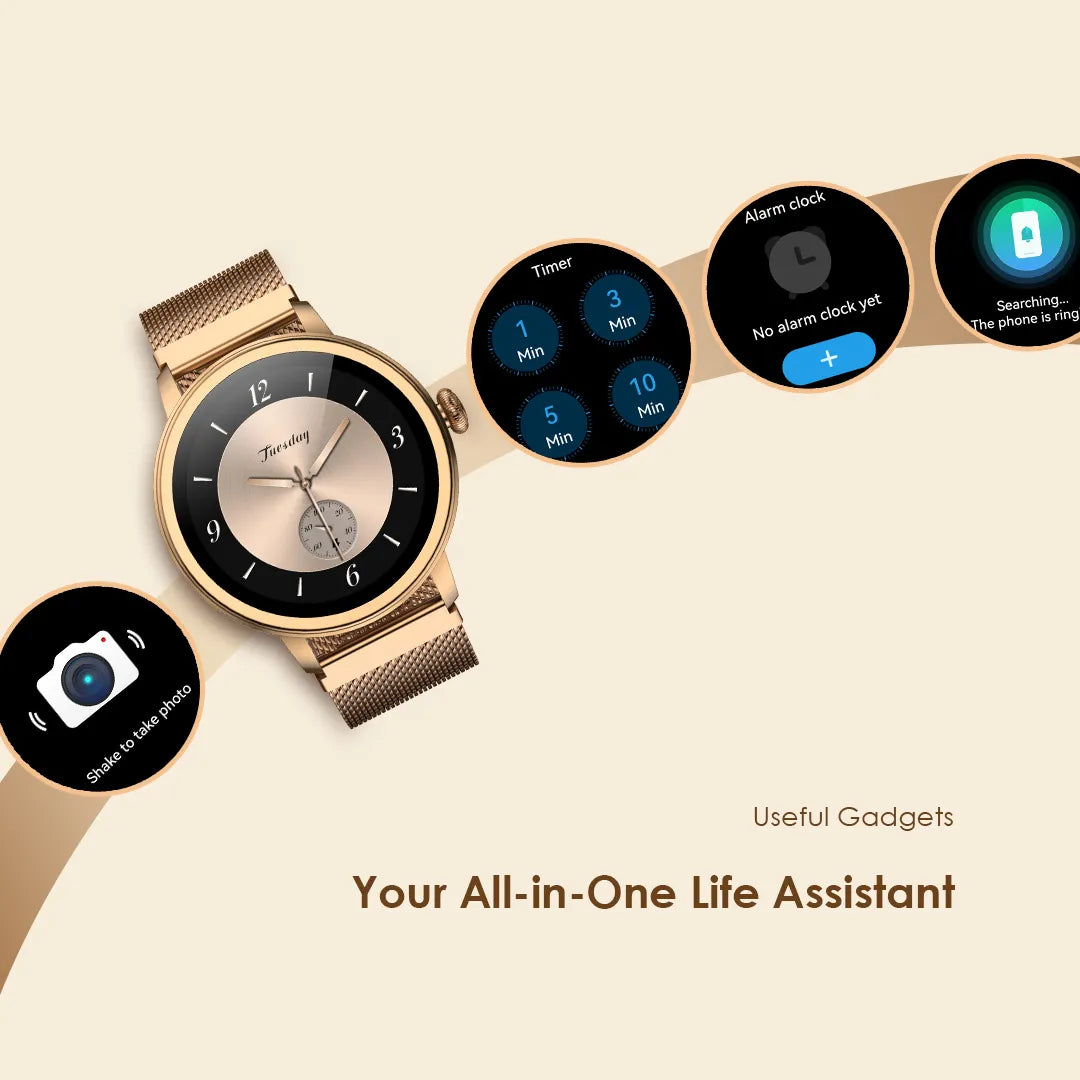 Watch Muse – 1.32" AMOLED  Health Tracking, 120 Sports Modes, 7-Day Battery, IP68 Waterproof